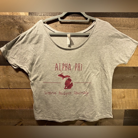 Alpha Phi Western Michigan University Tee - Picture 1 of 2